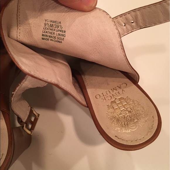 Vince Camuto Vamelia leather open toe heel - Picture 4 of 4